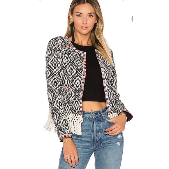 Revolve Tularosa Santa Fe Jacket in Black - Picture 2 of 7
